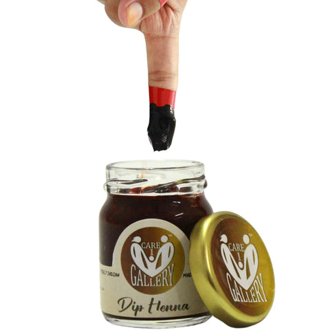 CareOne Gallery Dip Henna Instant Brown Color Mehendi Paste