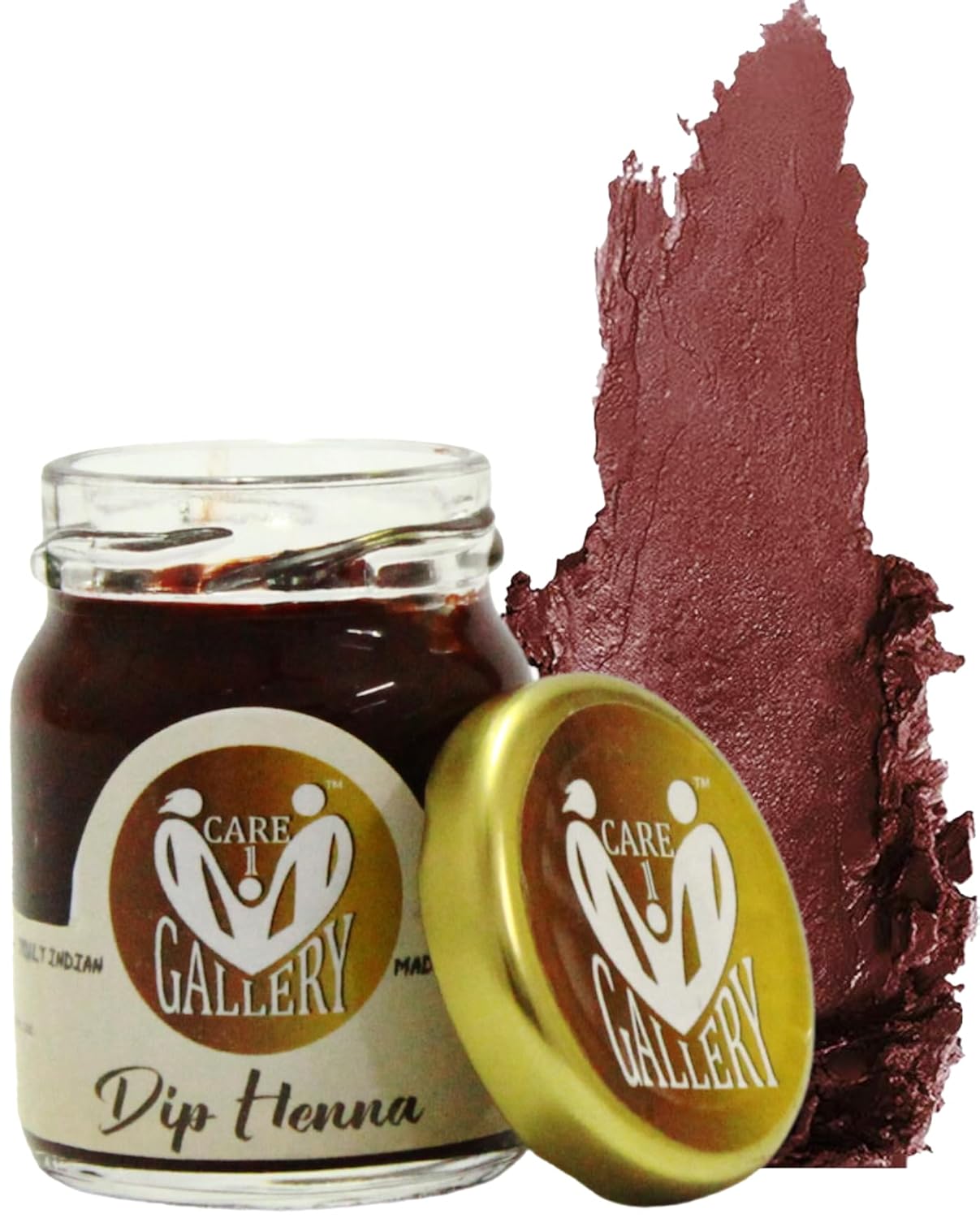 CareOne Gallery Dip Henna Instant Brown Color Mehendi Paste
