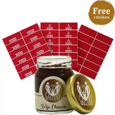 CareOne Gallery Dip Henna Instant Brown Color Mehendi Paste